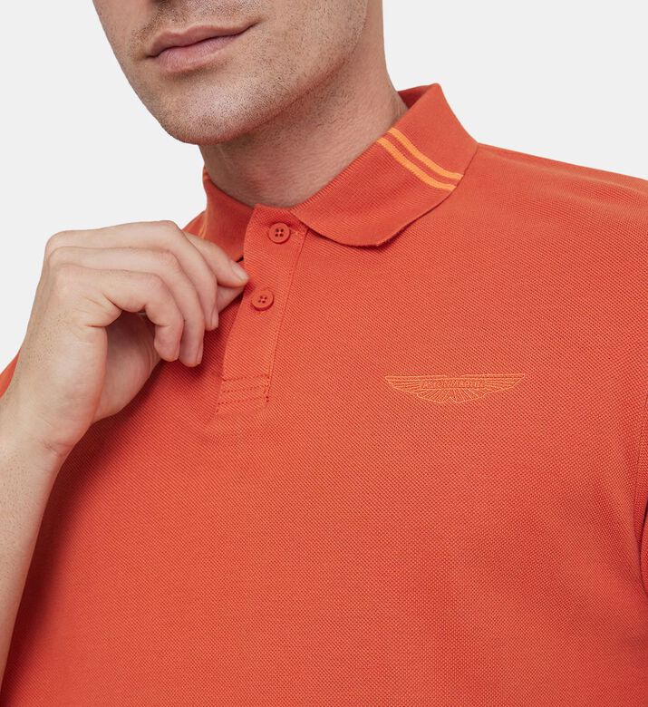 Amr Tipped Pique Polo