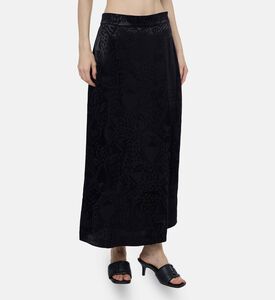 Farm Rio Leopards Jacquard Maxi Skirt, Model View