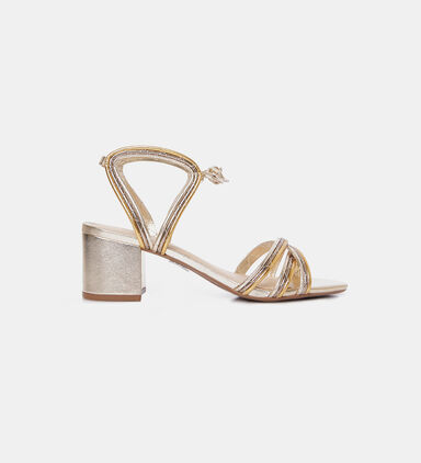 Eco Nappa Leather Heeled Sandals