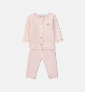 Cotton Cardigan Pants Set