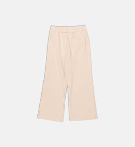 بنطال محبوك واسع بجيوب مفتوحة