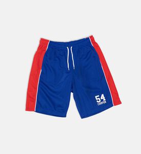 شورت شبكي ناعم بطابع رياضي