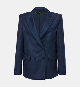 Twill Double-breasted Jacket