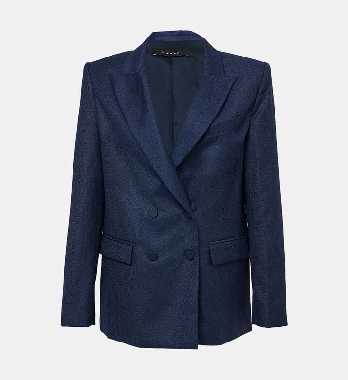 Twill Double-breasted Jacket