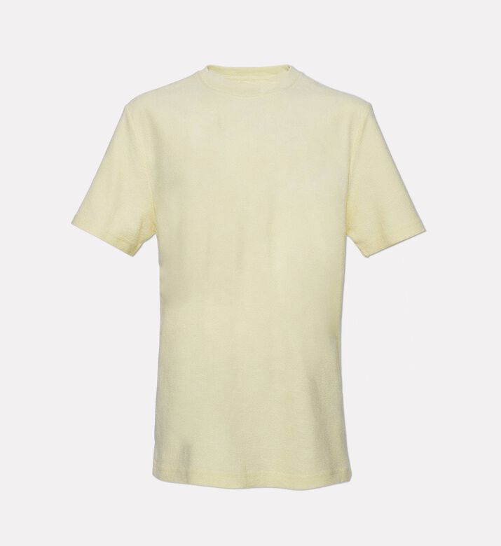 Samsoe Odin Cotton Short-sleeve T-shirt, Cream, M, Packshot View