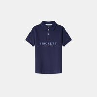 Logo Print Cotton Polo