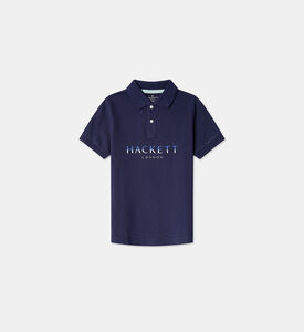 بولو قطن بطبعة شعار