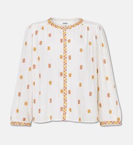 Ba and Sh Daphne Pleated Loose-fit Shirt, Packshot View