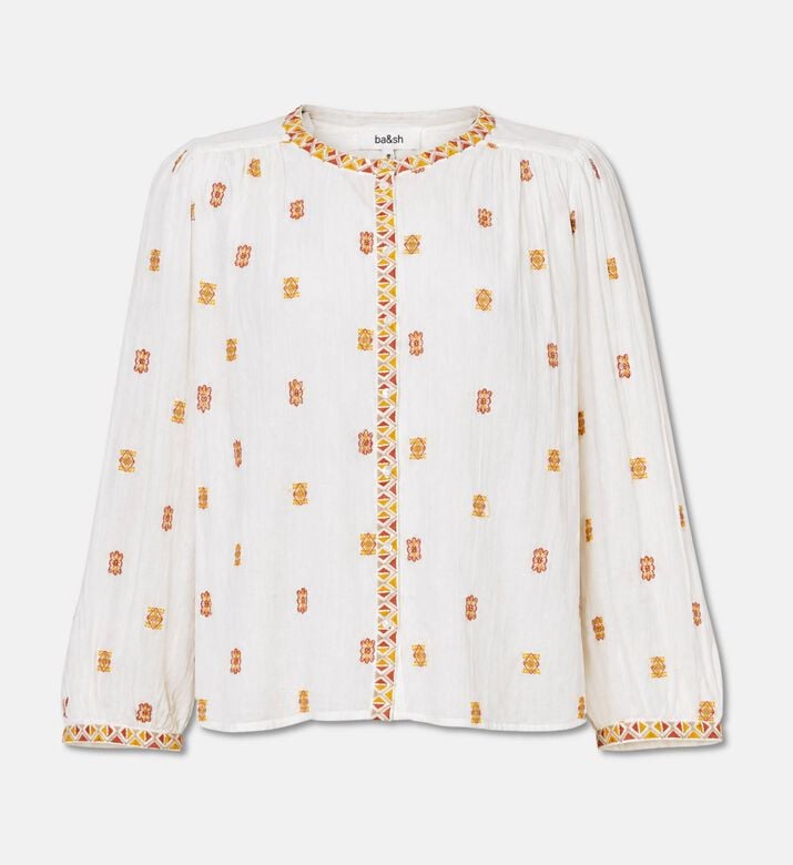 Ba and Sh Daphne Pleated Loose-fit Shirt, Packshot View