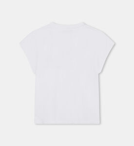 Organic Cotton Strass Illustration T-shirt