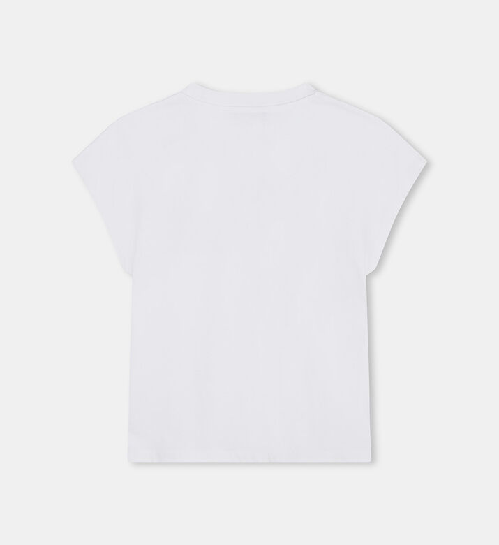 Organic Cotton Strass Illustration T-shirt