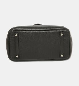 Hermes Preowned Hermes Noir Togo Leather Palladium Finish Birkin 30 Bag, Packshot View