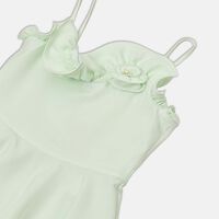 Flared Sweetheart Neck Dress