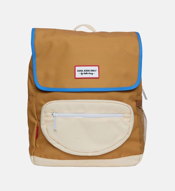 Hello Hossy Mini Honey Front Pocket Backpack, 26x31x9-cm, Light-brown, Packshot View