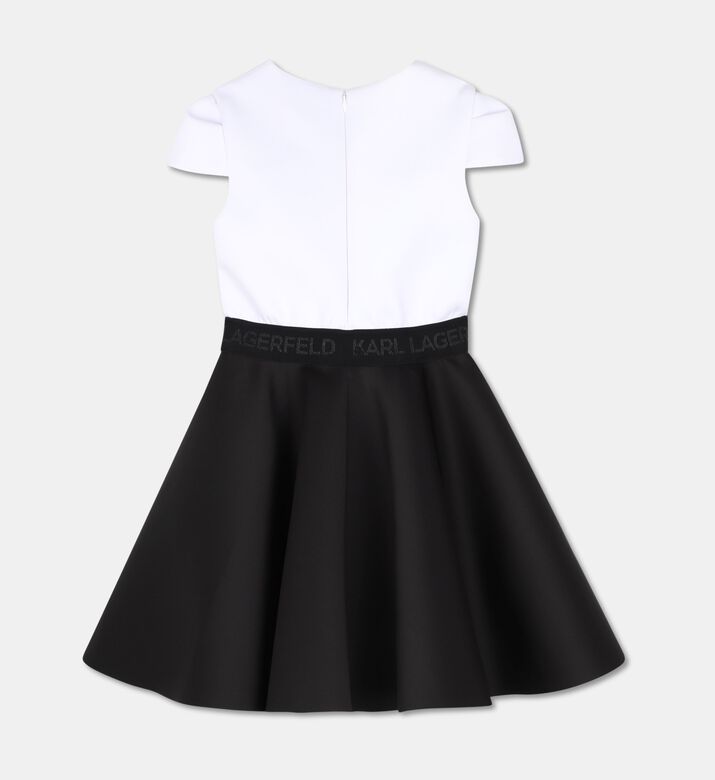 Karl Lagerfeld Cap Sleeve Scuba Skirt Dress, Packshot View