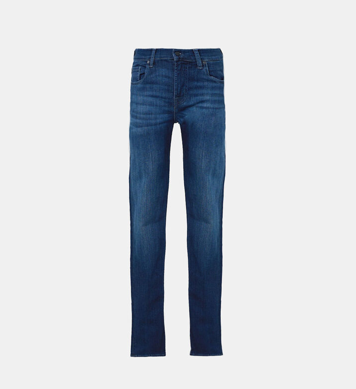 Cotton Straight-leg 5-pockets Denim Pants