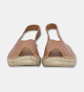 Toni Pons Bernia Metallic Leather Mid-wedge Peep-toe Espadrille, Light-brown, Eu-39, Packshot View