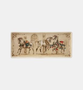 Gien Cake Plate Rect Chev Du Vent, Packshot View