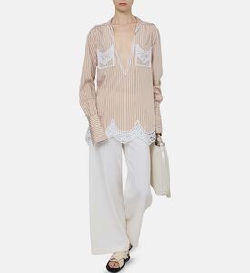 Cotton Wide-leg Pants
