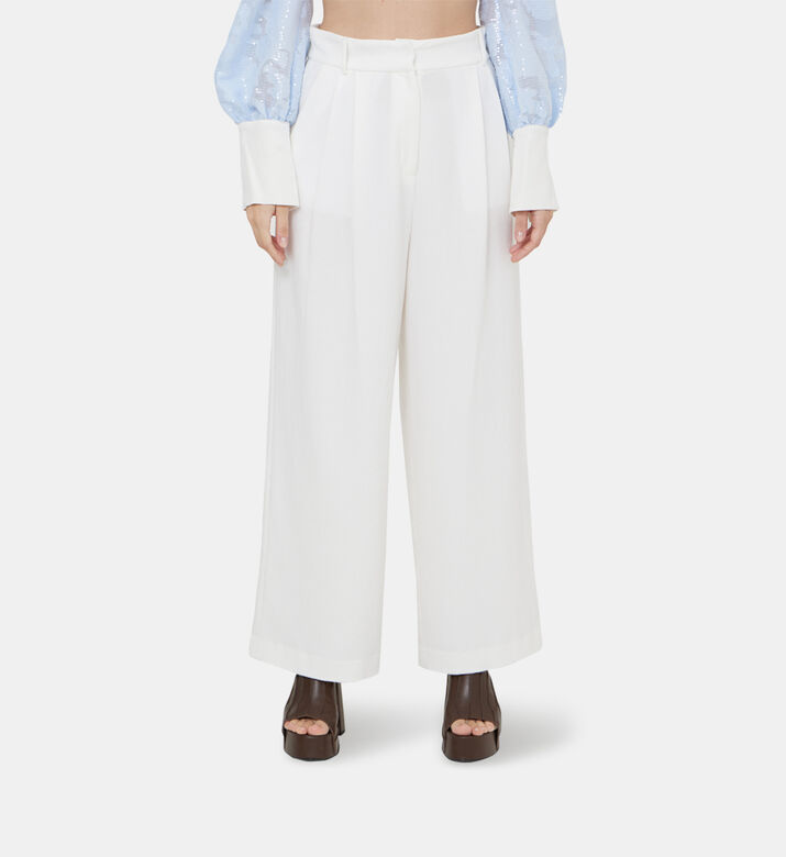 Wide-legged Woven Pants