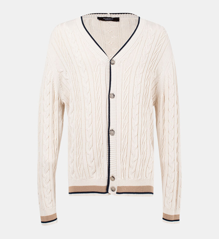 Ribbed Wool-cashmere Blend Cardigan
