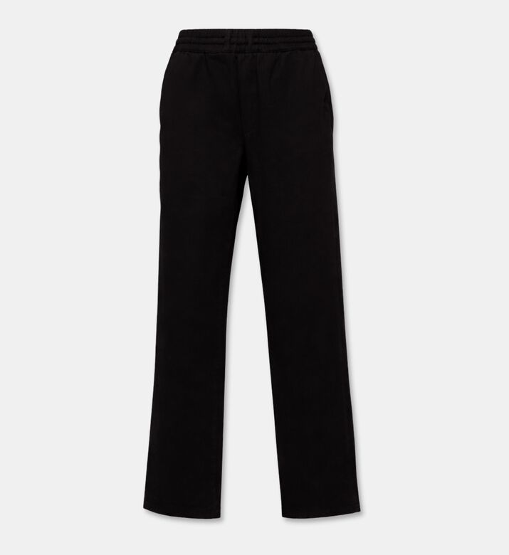Maison Labiche Elastic Waistband Regular-fit Pants, Black, 33, Packshot View