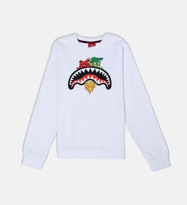 Sharks-in-paris Characters Sneaking Sweatshirt