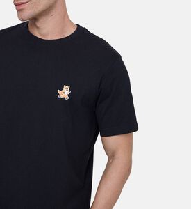 تيشيرت مريح برقعة ثعلب يركض