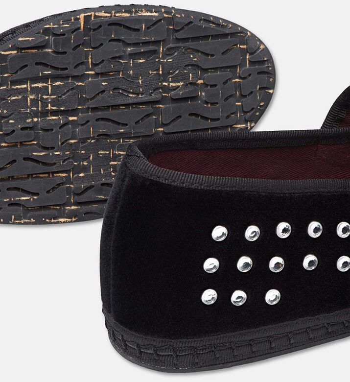 Flabelus Mae Velvet Embellished Mary Janes, Packshot View