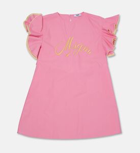 M S G M Logo-embroidery Flared Dress, Packshot View