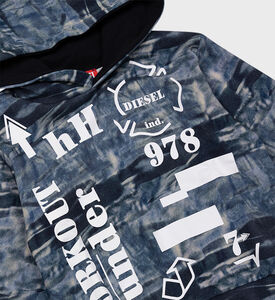 Boy Graphic-printed Cotton Hoodie