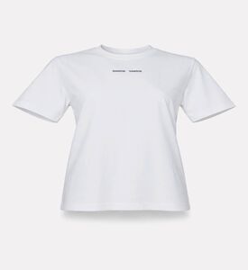 Samsoe Classic Crewneck T-shirt, White, L, Packshot View