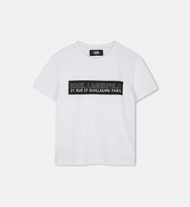 Street Address Illustration Crewneck T-shirt