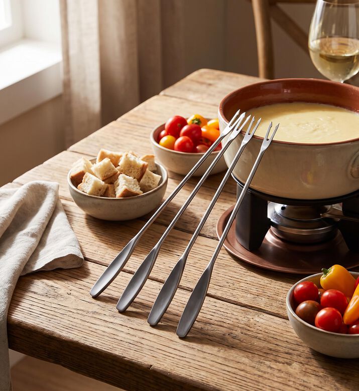 Boska Monaco Fondue Forks 4-piece Set, Model View
