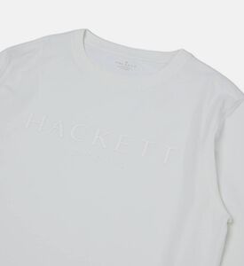 Hackett London Embroidered Tartan Contrast Trim Cap, White, 5y, Packshot View