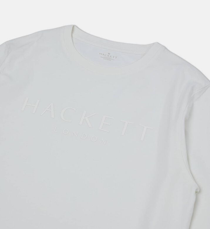 Hackett London Embroidered Tartan Contrast Trim Cap, White, 5y, Packshot View