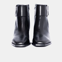 Oversized Buckle Closure Boots