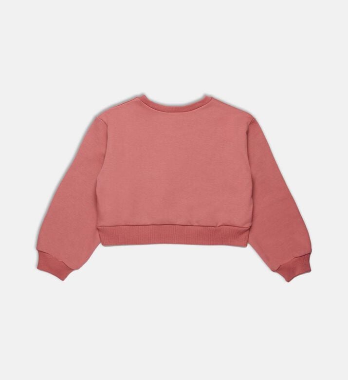 Logo-embroidery Crewneck Sweatshirt Logo-embroidery Crewneck Sweatshirt