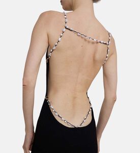 Sleeveless Square Neck Midi Dress