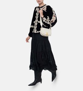 Sea NY Tiered Gathered Panels Maxi Skirt, Model View