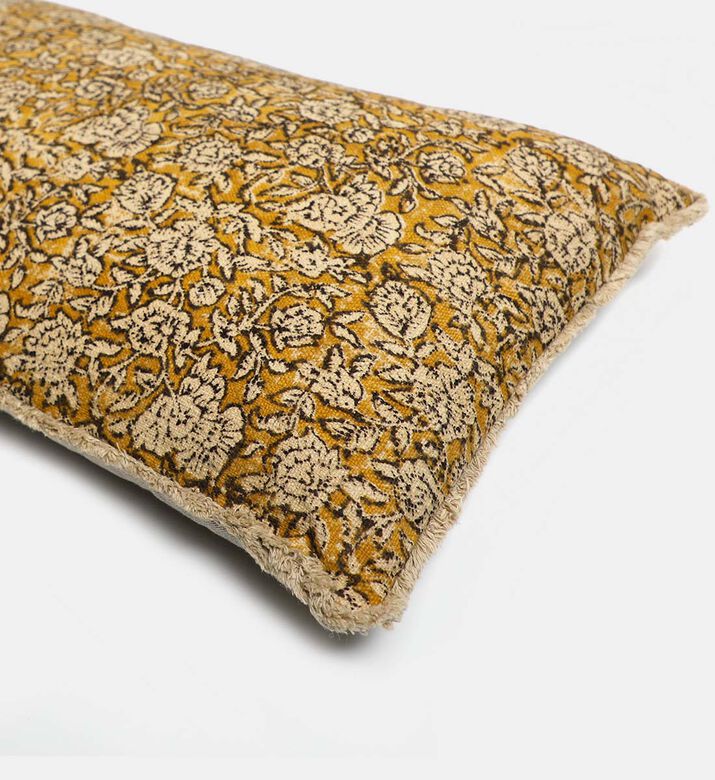 Safi Block Print Cotton Filled And Vaccumed Cushion