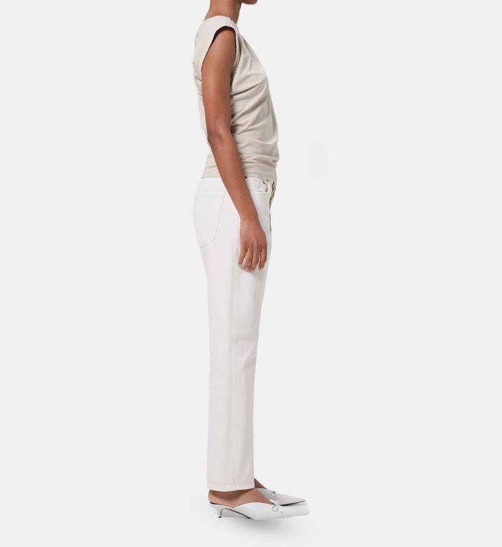 Agolde Mid Rise Straight-leg Pants, Model View
