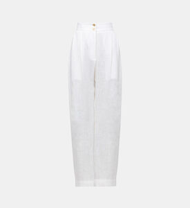 Linen Pleated Trousers