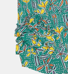 Cotton Carioca-print Poplin Dress