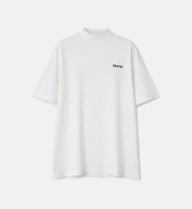 The Attico Logo-embroidery Short-sleeve T-shirt, White, 40, Packshot View