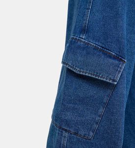 جينز إيمري بقطن عضوي عريض الساقين