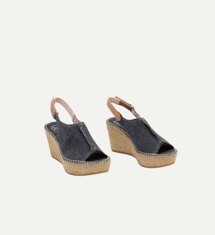 Lugano Cotton Blend Platform High-wedge Espadrille