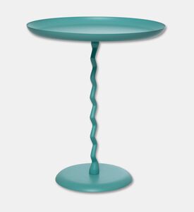 Leitmotiv Zig-zag Monochrome Side Table, Blue, Packshot View