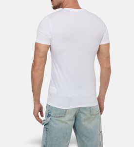 Galeries Lafayette Ts Mc Sishron, White, L, Model View