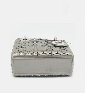 Dior Preowned Dior Cannage Strass Crystal Embellished Mini Lady Dior Tote, Packshot View